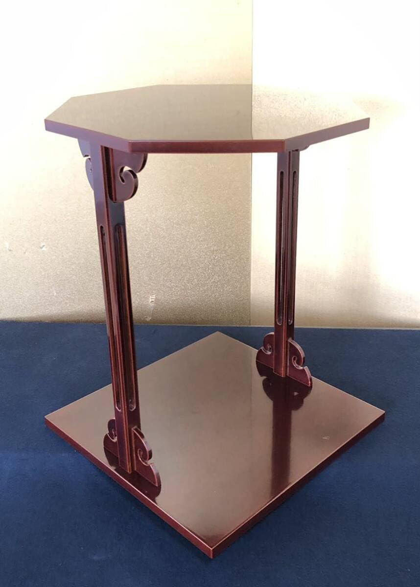 Amazon.co.jp: 茶道具淡々斎好溜塗寿棚組立式【塗師川瀬表完】共箱